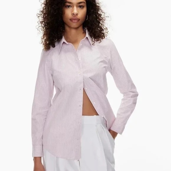 Aritzia Tops - Aritzia Babaton Essential Classic Button Down Shirt | Size M
